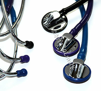 Professional Cardiology Stethoscope Black, Blue, Purple 14a Pick  Up Your Color